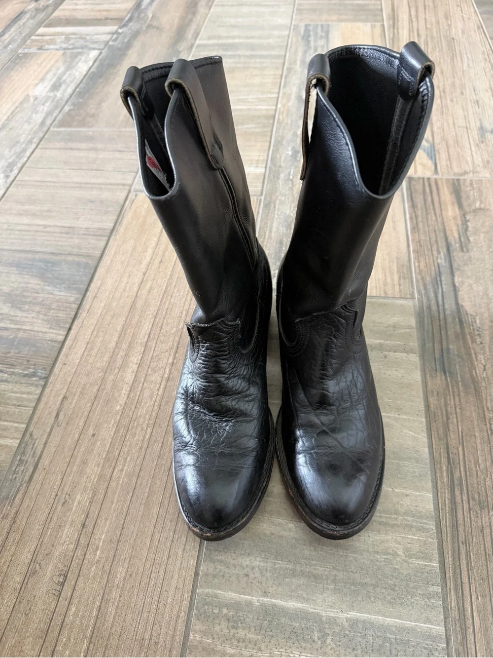 Red Wing 1158 Pecos Men's Bullhide Black Leather Size 8.5D
